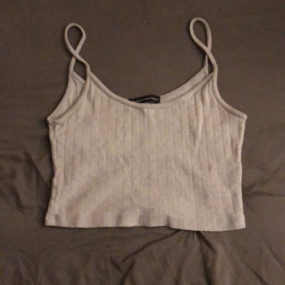 This is a light blue brandy Melville tank top.